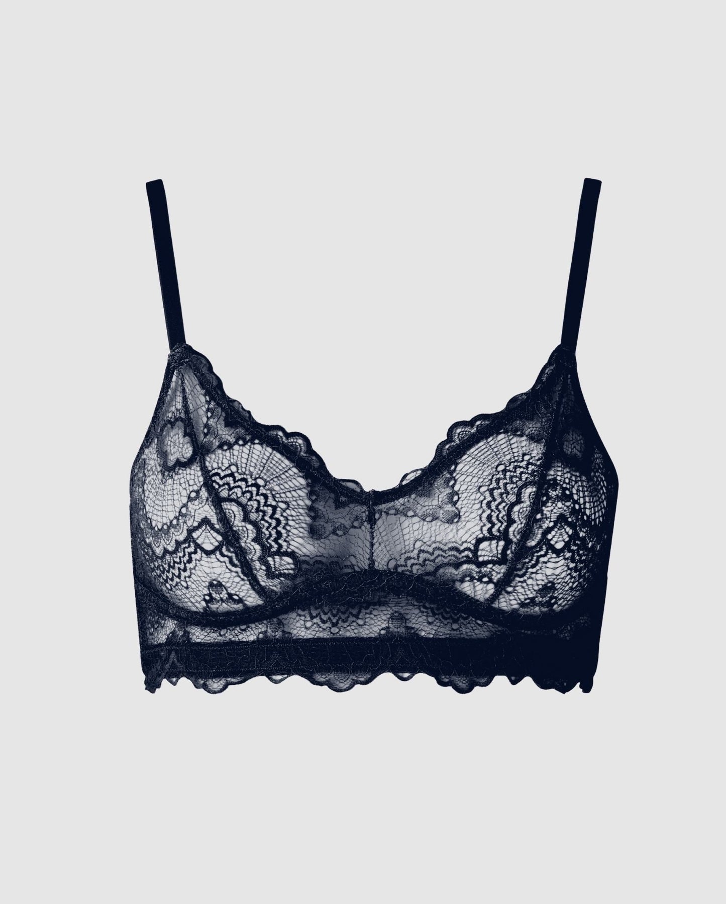 Lace Balconette Navy