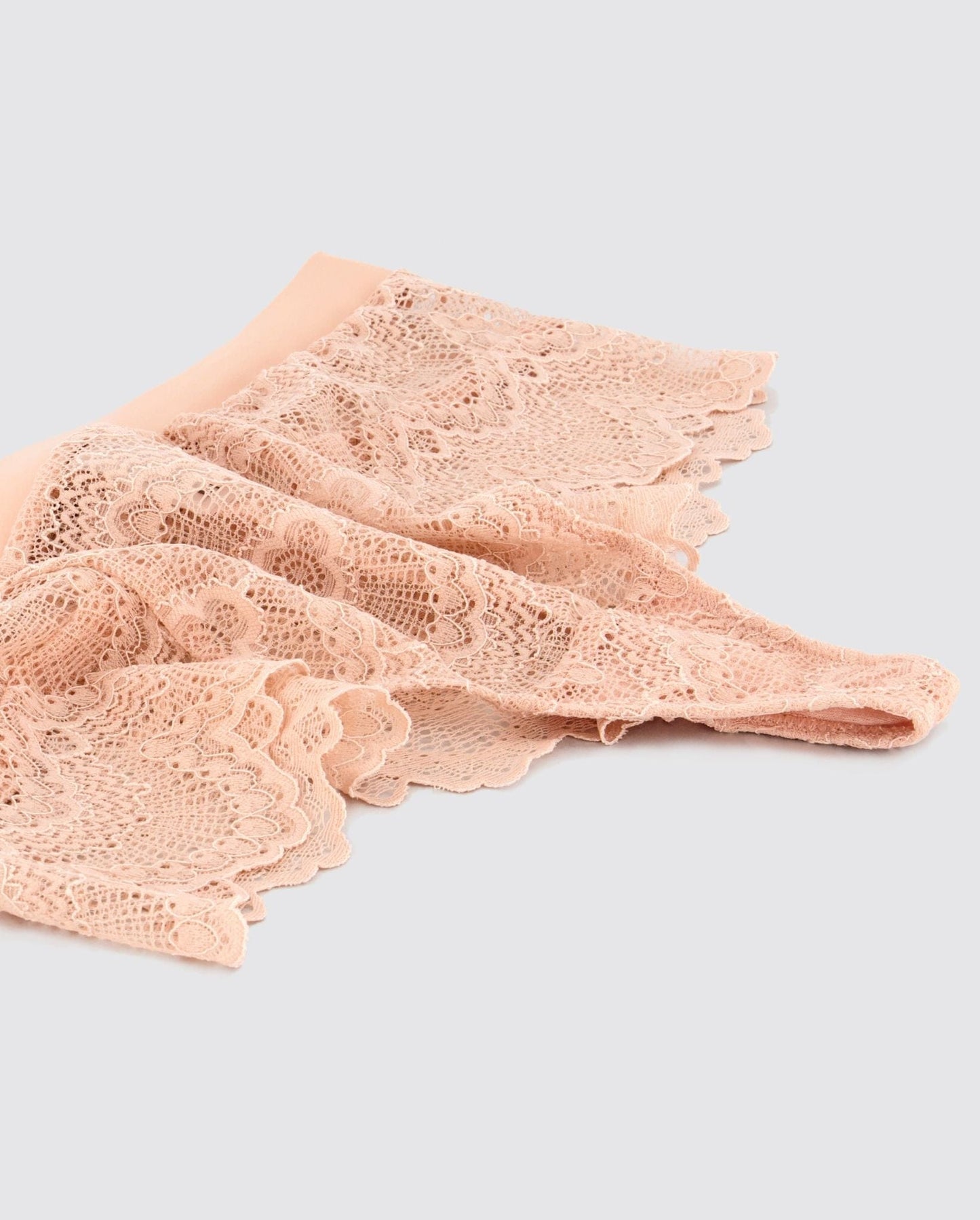 Lace Highwaist String Nude