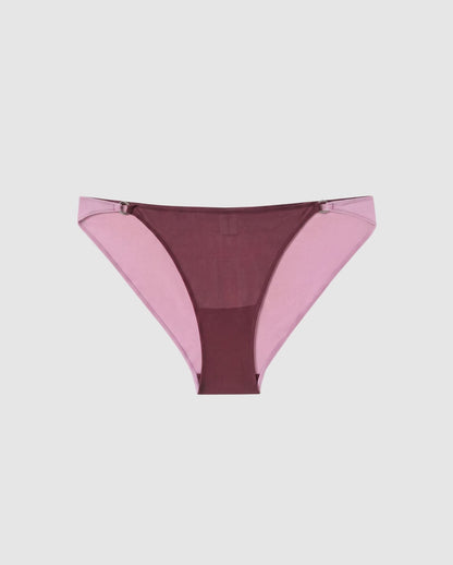 Mesh Tanga Briefs Cherry