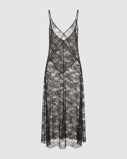 Lace Dress Black