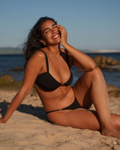 Balconette Bikini Top Black