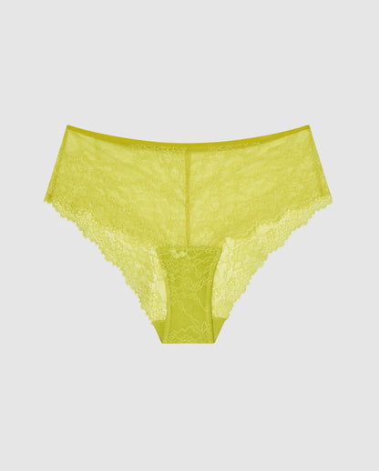 An lace hipster in citrus yellow.