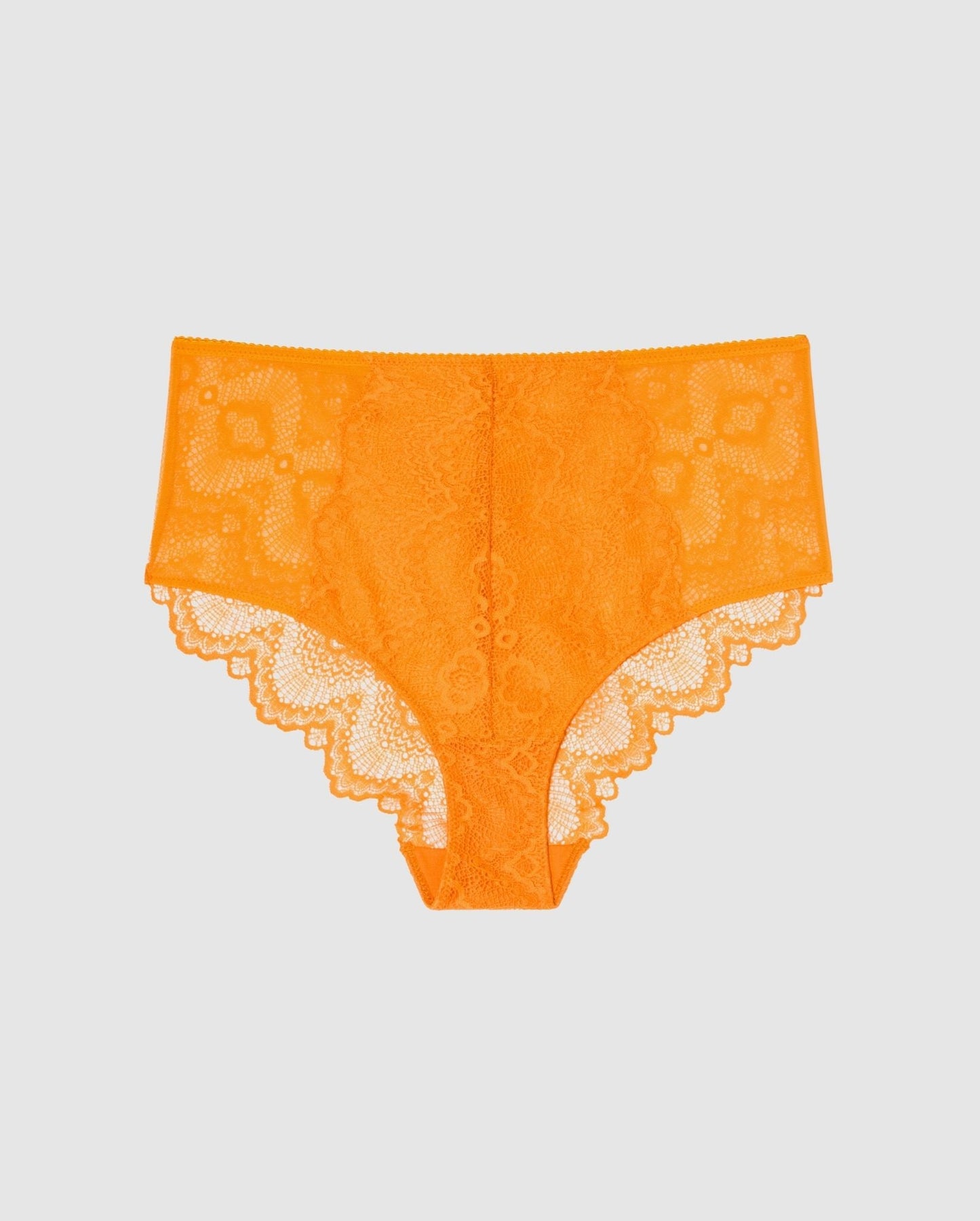 Lace Highwaist Briefs Apricot