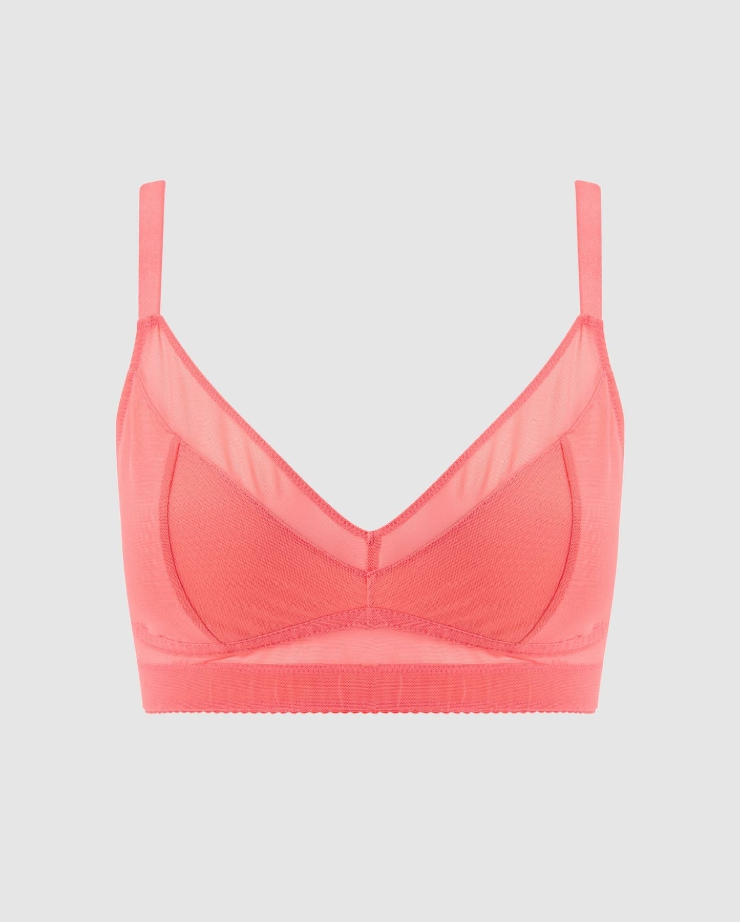 Mesh Support Bra Coral