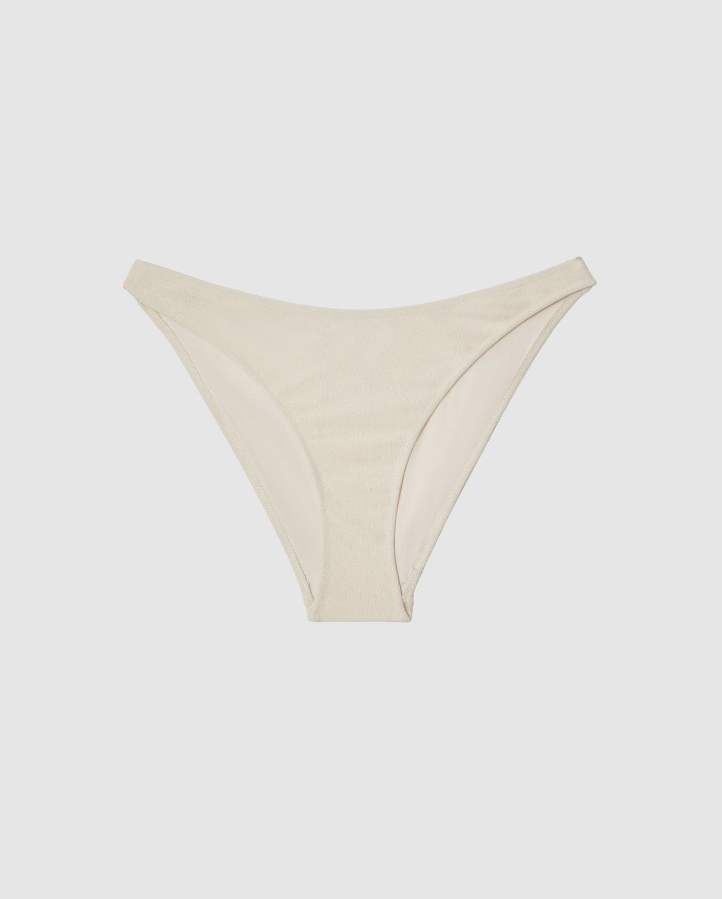 An bikini bottom in cream white.