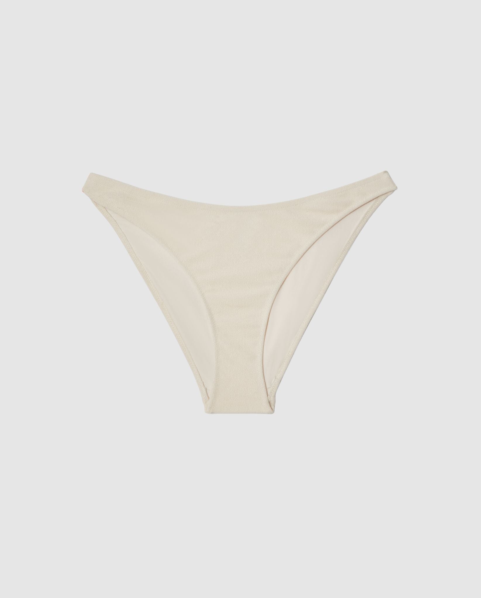 An bikini bottom in cream white.