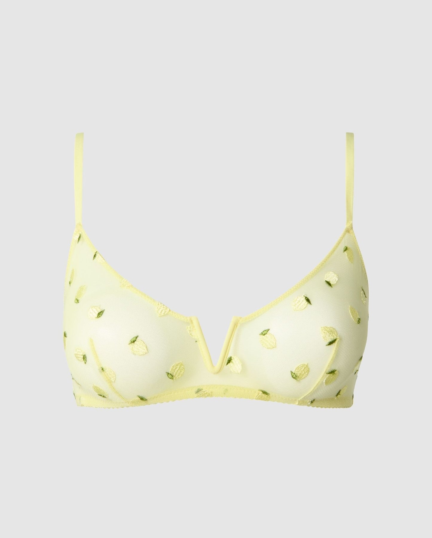 Mesh V-Balconette Light Yellow