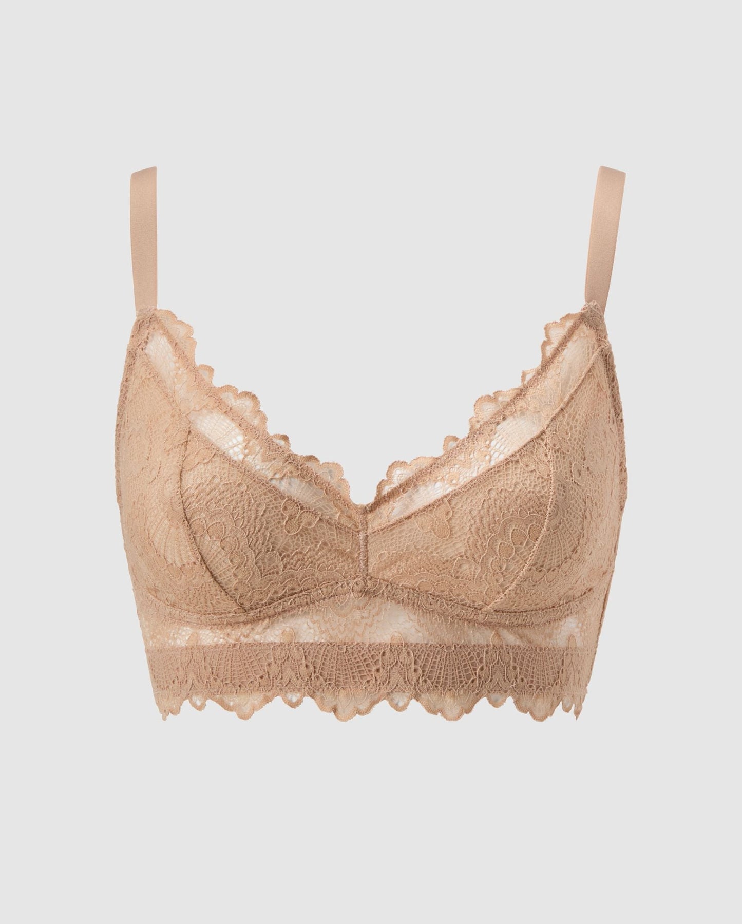 Lace Support+ Bra Warm Nude