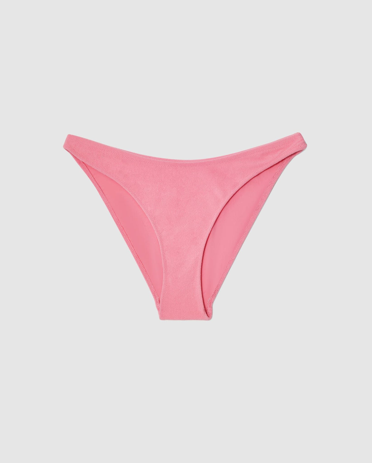 An bikini bottom in candy pink.