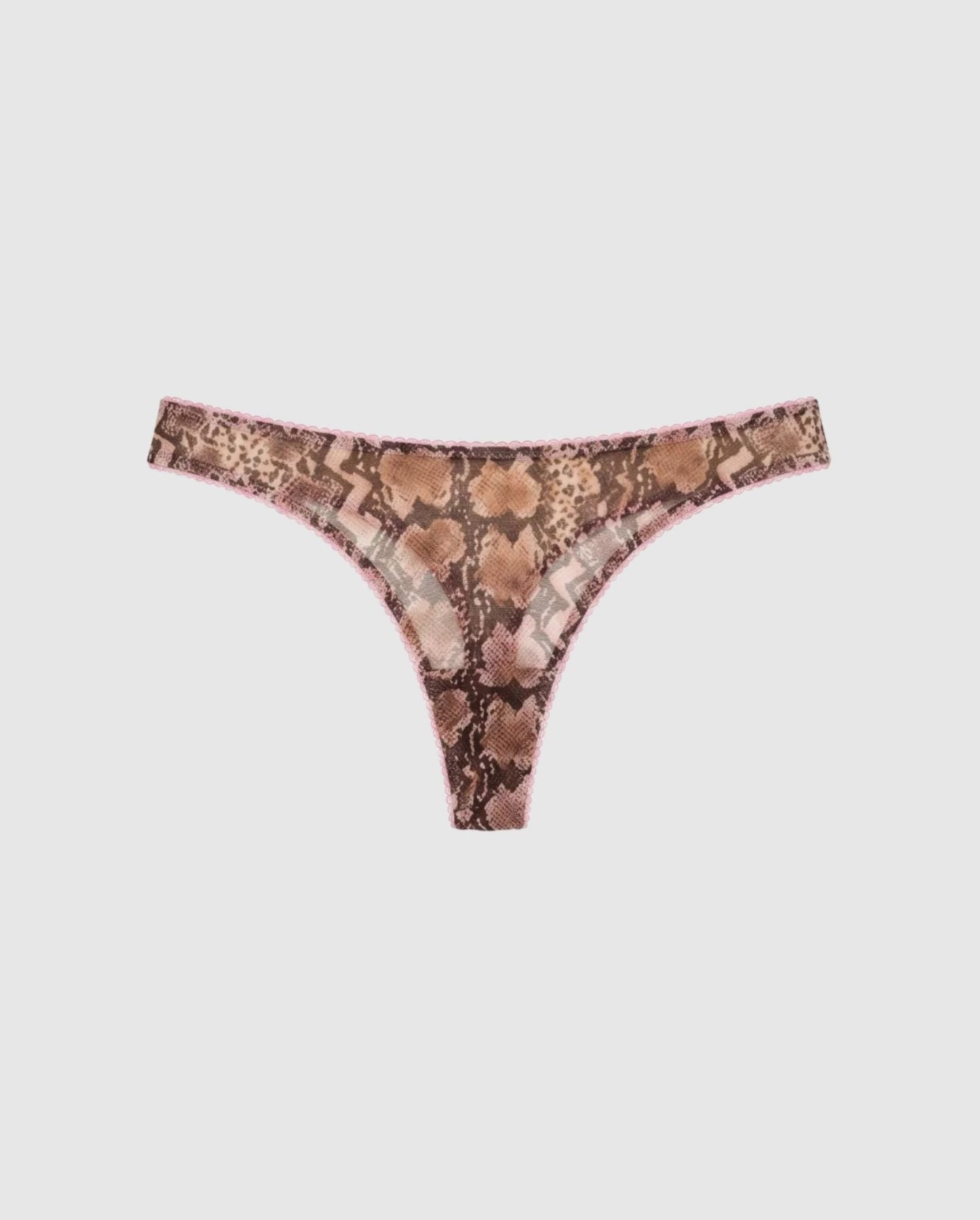 Mesh Dipped Thong Snake