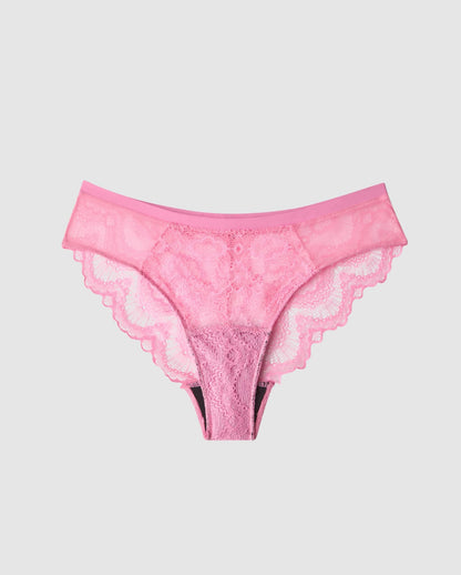Lace Period Cheeky Candy Pink